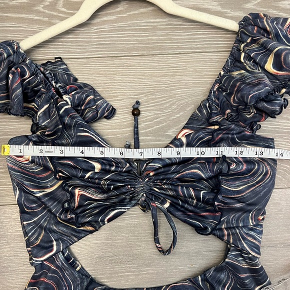 Sea NY Women’s Amara cutout One Piece, Multi color, sample size S/4 - Picture 12 of 14